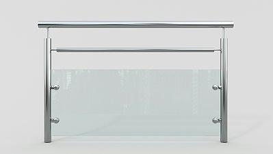 玻璃不锈钢护栏XSF-19-0042