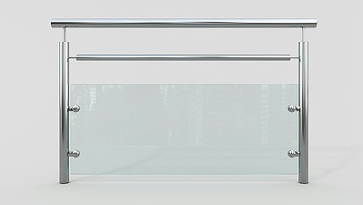 玻璃不锈钢护栏XSF-19-0031